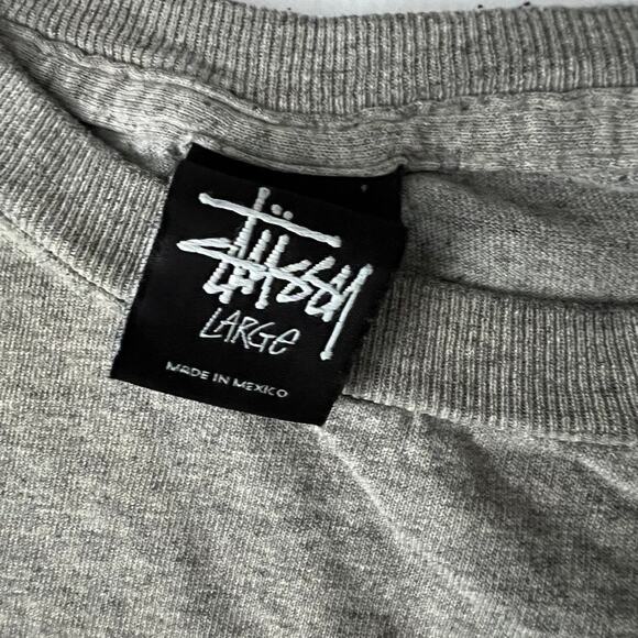 Stussy Vintage T Shirt Thrashed Holed Stained Men Size Large - Picture 5 of 13